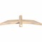Ekena Millwork Bellingham Smooth Timber Gable Bracket, Douglas Fir, 48"W x 14"H x 3 1/2"D x 3 1/2"F, 7/12 Pitch GBW048X14X0404BEL00SDF - alternate 3